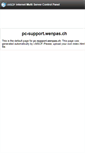 Mobile Screenshot of pc-support.wenpas.ch