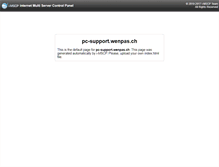 Tablet Screenshot of pc-support.wenpas.ch